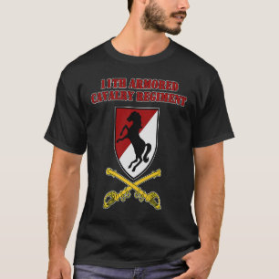 T-shirt 11e Régiment de cavalerie blindée pour les vétéran