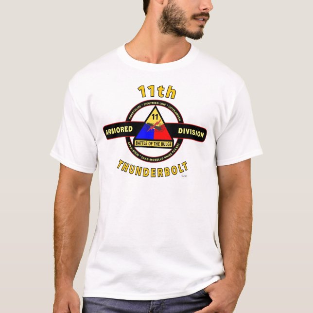 T-shirt 11ème DIVISION BLINDÉE "COUP DE FOUDRE " (Devant)