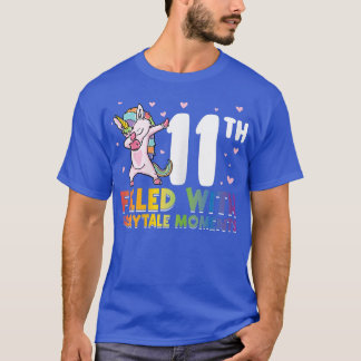 T-shirt 11ème rempli de moments de conte de fées fille ann