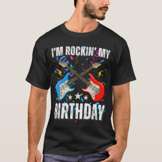 T-shirt 11th Birthday Rock Music Birthday Boy Musician Par