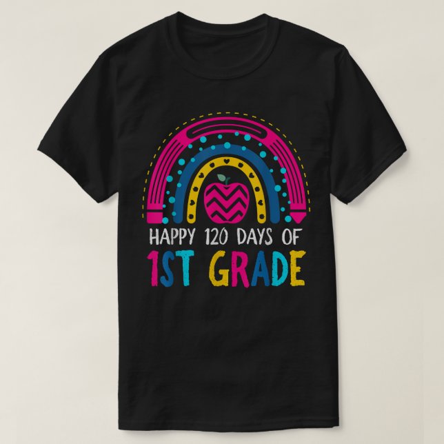 T-shirt 120e Jour des Enseignants de 1ère année Rainbo (Design devant)