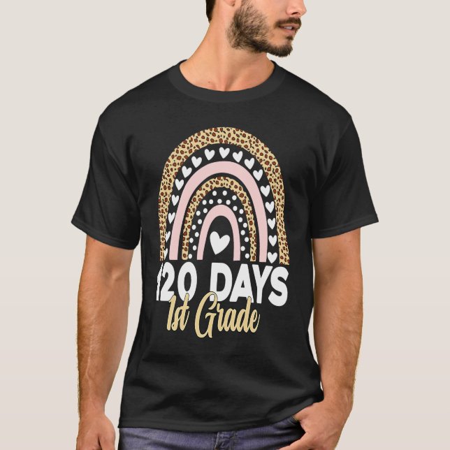 T-shirt 120th Day Of First Grade Teacher  120 Days Smarter (Devant)
