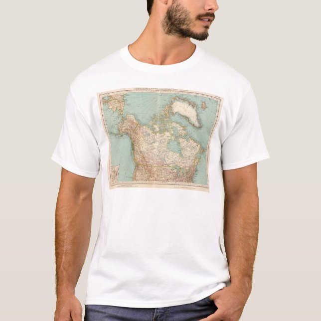 T-shirt 12526 Canada, Alaska, Groenland (Devant)