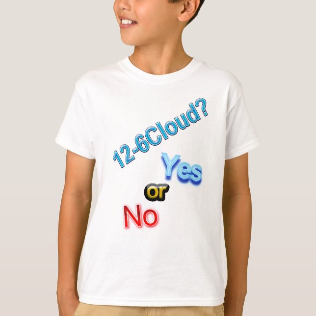 T-shirt 12-6 Nuage, oui ou non ? (Devant)