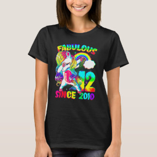 T-shirt 12 Ans 12e Anniversaire Unicorn Fabuleuse S