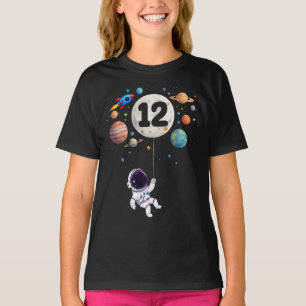 T-shirt 12 ans Anniversaire Astronaut 12e anniversaire