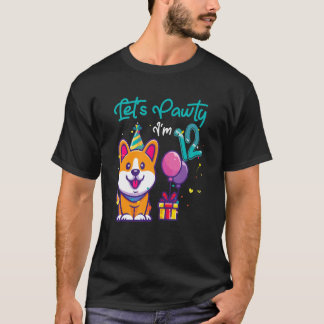 T-shirt 12 Ans Chien de Corgi 12e Anniversaire Faisons la 