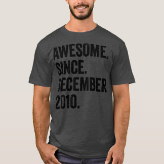 T-shirt 12 Ans Décembre 2010 12e Anniversaire2