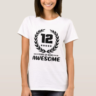 T-shirt 12 ans d'être impressionnant