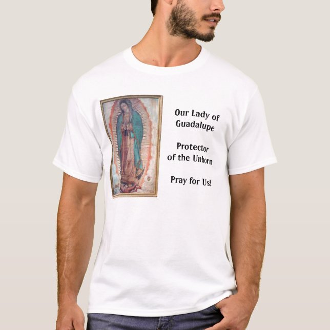 T-shirt 12 décembre   notre Madame de Guadalupe (Devant)