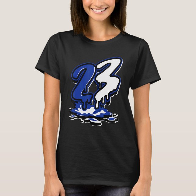 T-shirt 12 Hyper Royal Number 23 Air Hyper Royal 12s (Devant)