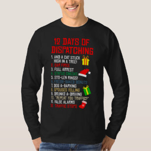 T-shirt 12 Jours D'Expédition Du Pajama De Noël