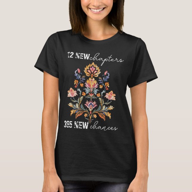 T-shirt 12 Nouveaux chapitres 365 Nouvelles Chances Boho A (Devant)