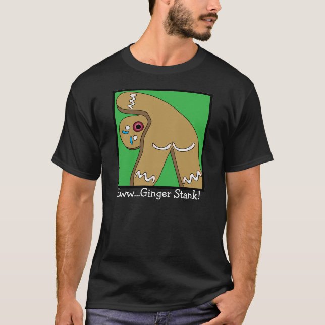T-shirt 12 pets de pain d'épice de Noël (Devant)