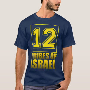 T-shirt 12 Tribus d'Israël Hébreu Israélite Tribe de