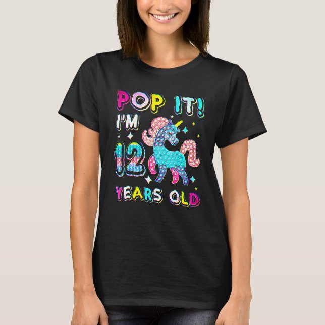 T-shirt 12e anniversaire Jouet Jouet Jouet Anniversaire Fi (Devant)