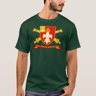 T-shirt 12e artillerie de campagne avec ruban