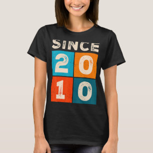 T-shirt 12ème anniversaire stupéfiant depuis 2010