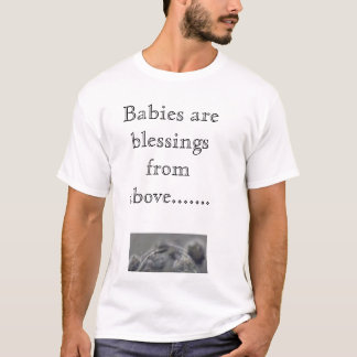 T-shirt 134479695, bébés sont des bénédictions de