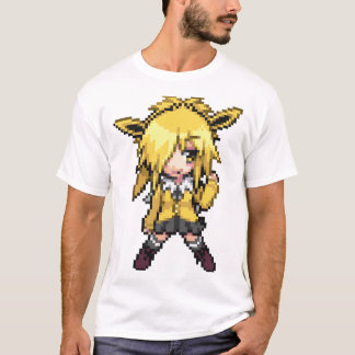 T-shirt 135 JOLTEON Girl Sprite Pixel Art -PLEIN POKEDEX! 