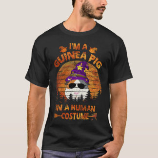 T-shirt 138 Costume Halloween Cochon De Guinée Pour Humain