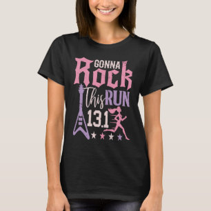T-shirt 13 1 Semi-marathon femmes coureuses rock course At
