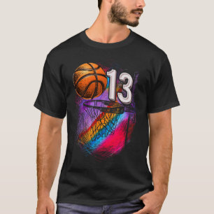 T-shirt 13 ans 13e anniversaire Bysketbyll Ado officiel