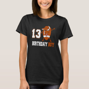 T-shirt 13 ans Dabbing Football 13e anniversaire garçon Te