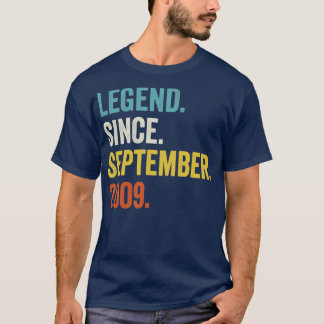 T-shirt 13 Ans Légende depuis septembre 2009 13e Birt