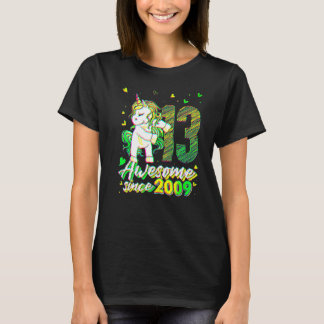 T-shirt 13 Ans Unicorne Flossing 13e Anniversaire Unicor