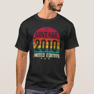 T-shirt 13 ans Vintage 2010 13e anniversaire