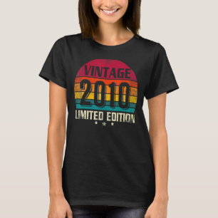 T-shirt 13 ans Vintage 2010 13e anniversaire