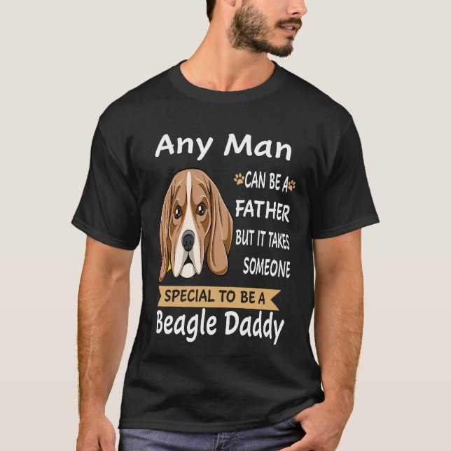 T-shirt 13 N'Importe Quel Homme Beagle Papa (Devant)
