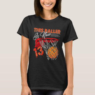 T-shirt 13e anniversaire Bysketbyll Amusants 13 ans Enfant