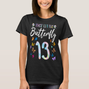 T-shirt 13e anniversaire papillons 13 ans fille Butte