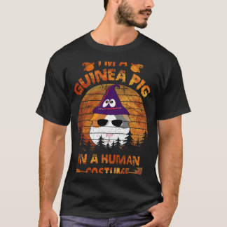 T-shirt 141 Costume Halloween Cochon De Guinée Pour Humain