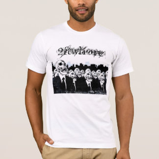 T-shirt 14491 bureau-groupe-cravate-crâne-costume,