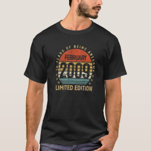 T-shirt 14 Ans Février 2009 14e Anniversaire 2