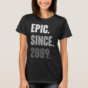 T-shirt 14 Ans Vintage 2009 Anniversaire 14e Décorati