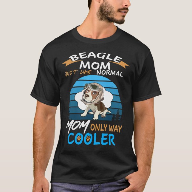T-shirt 14 Beagle maman Glacière (Devant)