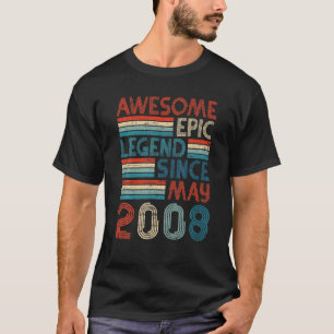 T-shirt 14E Anniversaire Dons Une Légende Épique Magnifiqu