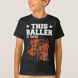 T-shirt 14e anniversaire garçons de basket-ball