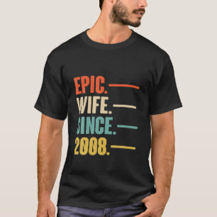 T-shirt 14E Cadeau Du Mariage Pour Son Épique Épouse Sin