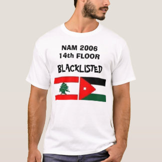 T-shirt 14ème liste noire d'étage de NAM 2006
