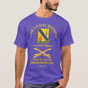 T-shirt 14th Cavalry Regiment w Cav Br 1st Squadron USA Bo