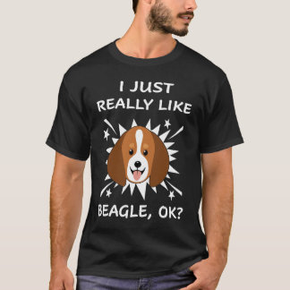 T-shirt 157 J'Aime Vraiment Le Beagle