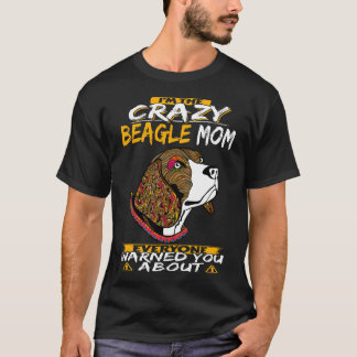 T-shirt 159 Je suis la mère Beagle folle