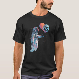 T-shirt 15 Ans Garçon Cosmonaut Galaxy Balloon