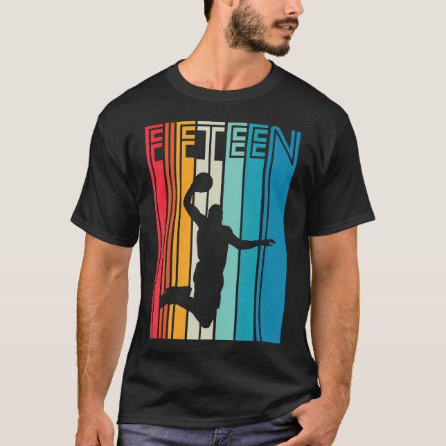 T-shirt 15E Anniversaire Basketball Lover Don 15 Ans R (Devant)