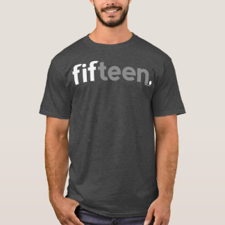 T-shirt 15e anniversaire pour nage Boys Idées cadeaux Fifn
